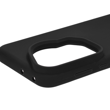 Silikonowe etui Bizon Soft Case do Huawei Pura 70, czarne