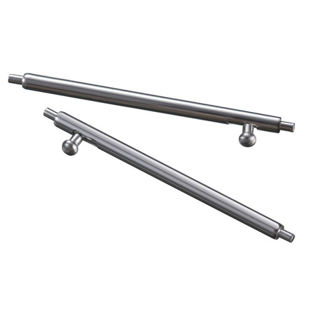 Pasek ze stali nierdzewnej Bizon Strap Watch Aura do Galaxy Watch FE/7/6/6 Classic/5/5 Pro/4/4 Classic, tęczowy