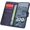 Etui z klapką Bizon Case Pocket do Honor 200, granatowe