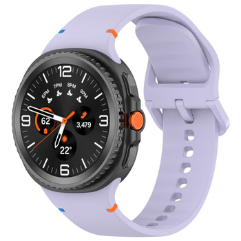 Silikonowy pasek Bizon Strap Watch Silicone do Galaxy Watch Ultra 47 mm, żółty