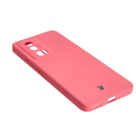 Etui Bizon Case Silicone Sq do Xiaomi Poco F5 Pro, brudny róż