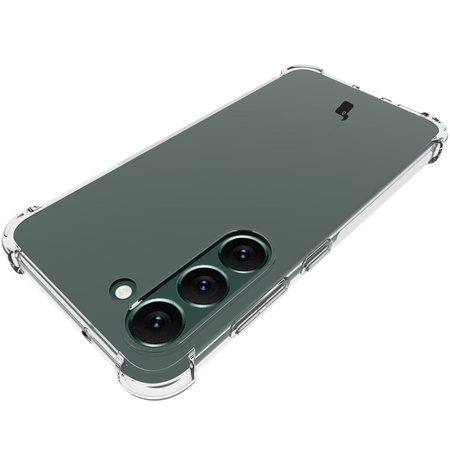 Etui + 2x szkło + obiektyw Bizon Case Clear Pack do Galaxy S23 Plus, przezroczyste