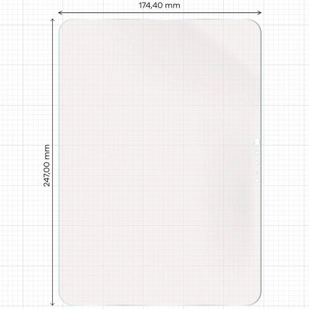 Folia matowa Bizon Glass Tab Film Sun do iPad Pro 11" M5 2025, 1 sztuka