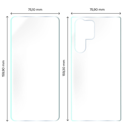 Folia hydrożelowa na tył i przód Bizon Glass Hydrogel, Galaxy S23 Ultra