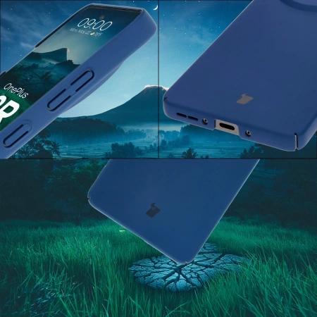 Etui Bizon Case Łupka do OnePlus 13R, niebieskie