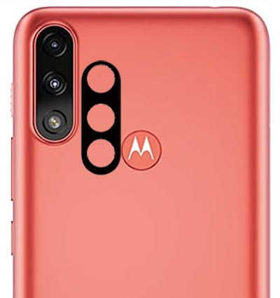 Szkło na aparat Bizon Glass Lens dla Moto E7 Power / E7i Power, 2 sztuki