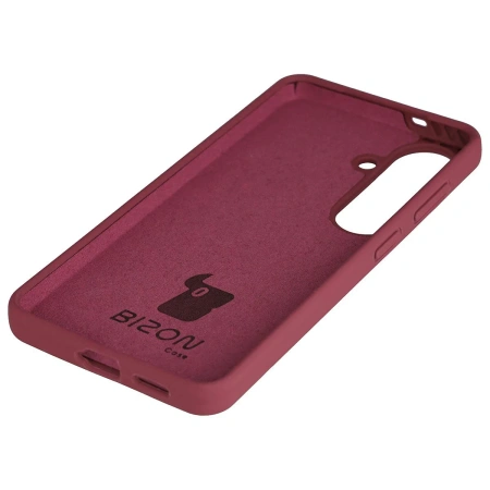 Silikonowe etui Bizon Soft Case do Galaxy S26, ciemnofioletowe