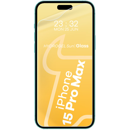 Folia matowa Bizon Glass Film Sun Duo do iPhone 15 Pro Max, 2 sztuki