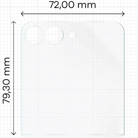 Folia matowa Bizon Glass Film Sun Duo do Galaxy Z Flip7, 2 sztuki