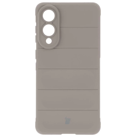 Pancerne etui Bizon Case Tur do Galaxy S25 Edge, jasnoszare