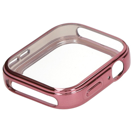 Etui Bizon Case Watch Felipe do Huawei Watch Fit 3, różowe