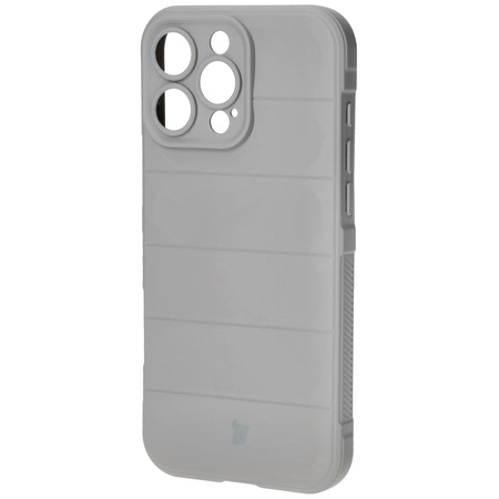 Pancerne etui Bizon Case Tur do iPhone 16 Pro Max, jasnoszare