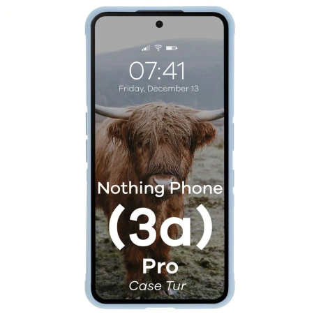 Pancerne etui Bizon Case Tur do Nothing Phone (3a) Pro, jasnoniebieskie