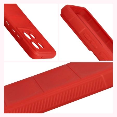 Pancerne etui Bizon Case Tur do Motorola Moto G86 5G, czerwone