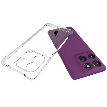 Elastyczne etui Bizon Case Salpa do Motorola Edge 60 Pro, przezroczyste