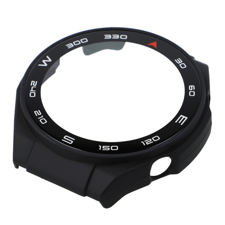 Etui Bizon Case Watch Adamo do Huawei Watch Ultimate, czarne