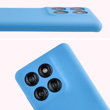 Silikonowe etui Bizon Soft Case do Motorola Edge 60 Fusion / 60, niebieskie