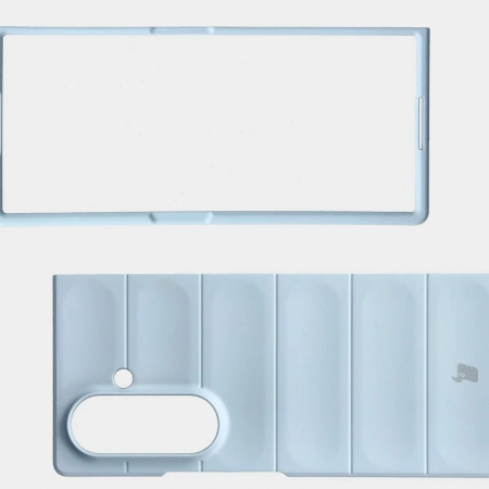 Pancerne etui Bizon Case Tur do Galaxy Z Fold7, błękitne