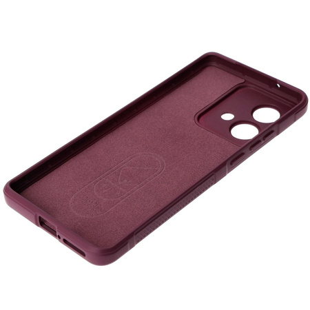 Pancerne etui Bizon Case Tur do Motorola Edge 40 Neo, ciemnofioletowe