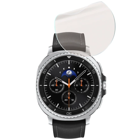 Folia matowa Bizon Glass Watch Film Sun Duo do Galaxy Watch 8 Classic 46 mm, 2 sztuki