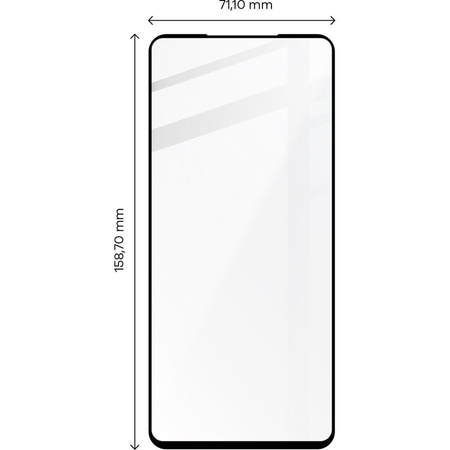 Szkło hartowane Bizon Glass Edge do Motorola Edge 30, czarne