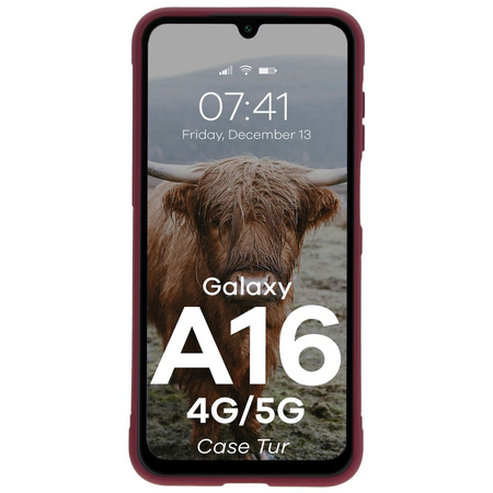 Pancerne etui Bizon Case Tur do Galaxy A16 4G/5G, ciemnofioletowe