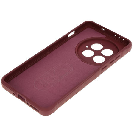 Pancerne etui Bizon Case Tur do OnePlus 13, burgundowe