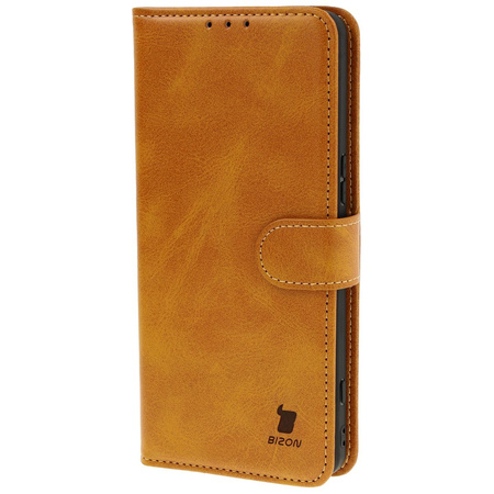 Etui z klapką Bizon Case Pocket do Sony Xperia 1 VI, brązowe