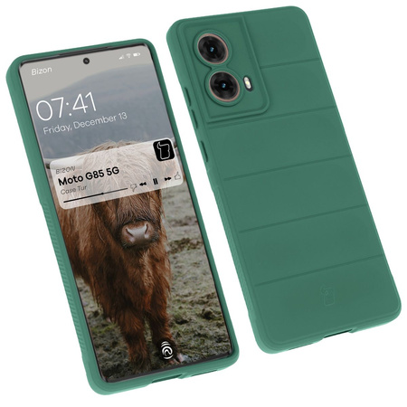 Pancerne etui Bizon Case Tur do Motorola Moto G85 5G, ciemnozielone