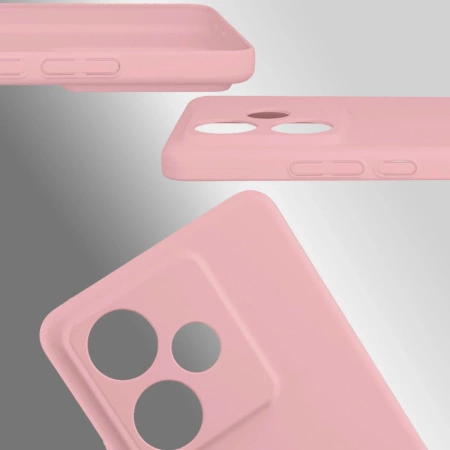 Etui Bizon Case Łupka do Realme GT 7 / 7T, różowe