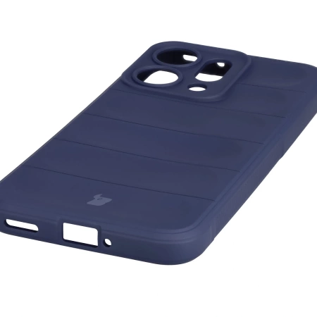Pancerne etui Bizon Case Tur do Oppo Reno 14, granatowe