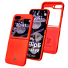 Silikonowe etui Bizon Soft Case do Galaxy Z Flip6, czerwone