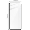 Szkło hartowane Bizon Glass Edge do Realme GT Master, czarne