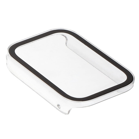 Etui Bizon Case+Glass Watch do Xiaomi Smart Band 8 Pro, przezroczyste