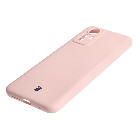 Etui Bizon Case Silicone do Xiaomi Redmi Note 12S, jasnoróżowe