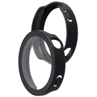 Etui ze szkłem do zegarka Bizon Case Watch Adamo do Huawei Watch GT6 41 mm, matowe czarne