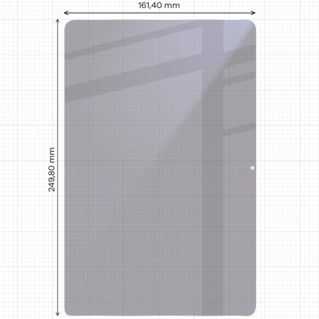 Prywatyzujące szkło hybrydowe Bizon Glass Tab Mule Shadow do Galaxy Tab S11, matowe