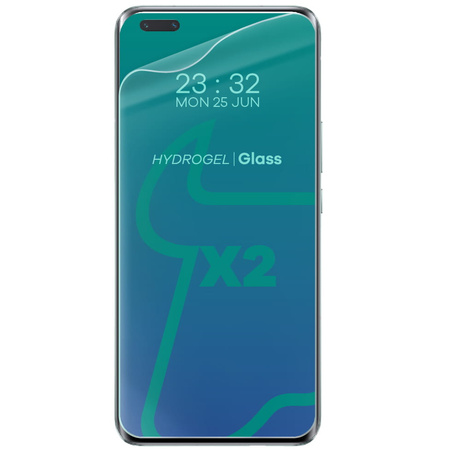 Folia hydrożelowa na ekran Bizon Glass Hydrogel Front Duo do Honor Magic5 Pro, 2 sztuki
