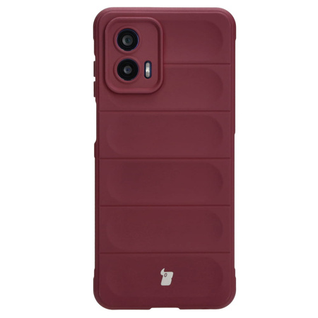 Pancerne etui Bizon Case Tur do Motorola Moto G73 5G, ciemnofioletowe