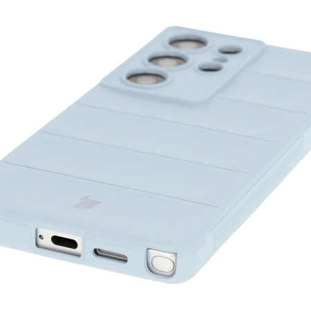 Pancerne etui Bizon Case Tur do Galaxy S25 Ultra, jasnoniebieskie