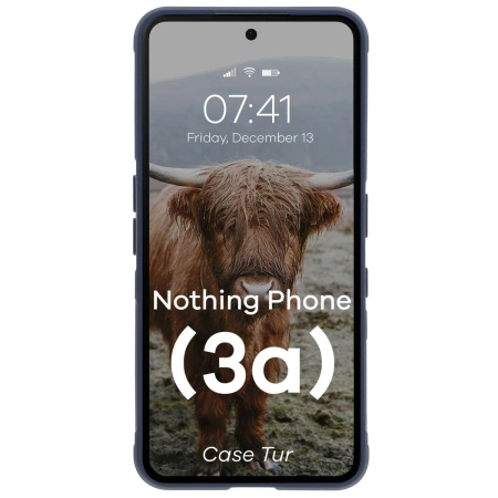 Pancerne etui Bizon Case Tur do Nothing Phone (3a), granatowe