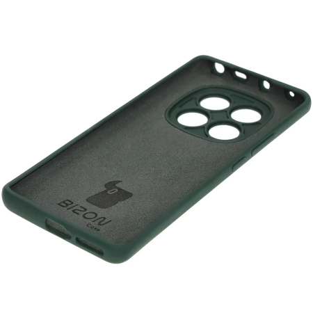Silikonowe etui Bizon Soft Case do Xiaomi Redmi Note 14 Pro 4G, ciemnozielone