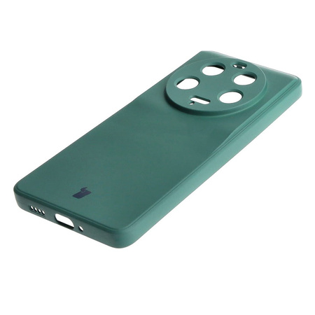 Etui Bizon Case Silicone Sq do Xiaomi 13 Ultra, ciemnozielone
