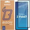 Szkło hartowane Bizon Glass Edge Duo do Galaxy Z Fold7, czarna ramka, 2 sztuki