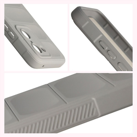 Pancerne etui Bizon Case Tur do OnePlus Nord CE5 5G, jasnoszare