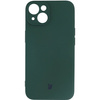 Etui Bizon Case Silicone do iPhone 14, ciemnozielone