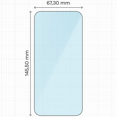 Szkło ochronne 2.5D Bizon Smart Glass do iPhone 17 / 17 Pro / 16 Pro, 3 sztuki