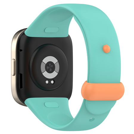 Pasek Bizon Strap Watch Nessy do Xiaomi Redmi Watch 3, ciemno-miętowy