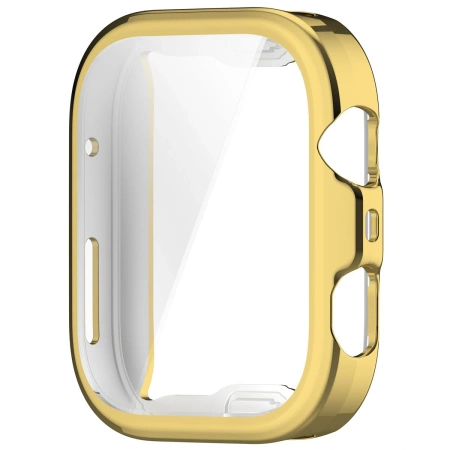 Etui z osłoną ekranu Bizon Case Watch Felipe do Huawei Watch Fit 4, złote