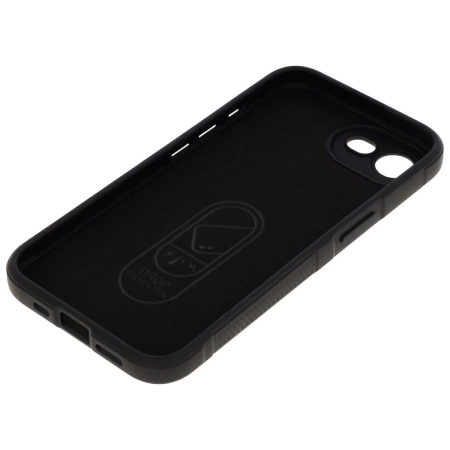 Pancerne etui Bizon Case Tur do iPhone 16e, czarne